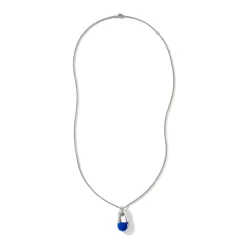 Men John Hardy Tags & Pendants^Pebble Necklace, Sterling Silver, Diamonds