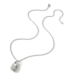 Men John Hardy Tags & Pendants^Pebble Pendant, Sterling Silver, Diamonds