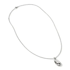 Men John Hardy Tags & Pendants^Pebble Pendant, Sterling Silver, Diamonds