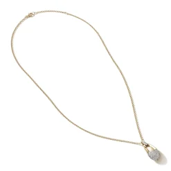 Men John Hardy Tags & Pendants^Pebble Pendant, Sterling Silver, Diamonds