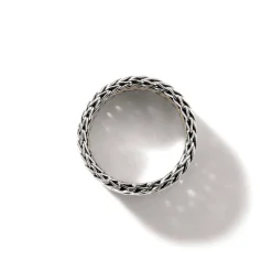 Women John Hardy Soft^Rata Chain Band Ring, Gold, Wide