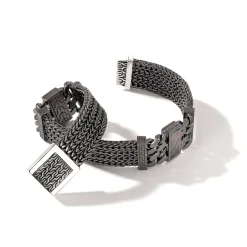 Men John Hardy Chains^Rata Chain Bracelet, Dark Silver, Gemstone