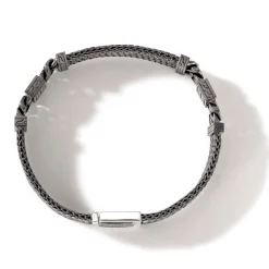 Men John Hardy Chains^Rata Chain Bracelet, Dark Silver, Gemstone