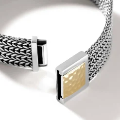 Men John Hardy Chains^Rata Chain Bracelet, Silver, Gold, 12Mm