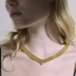 Women John Hardy Statement^Rata Chain Chevron Necklace, Sterling Silver