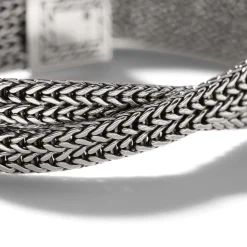 Men John Hardy Chains^Rata Chain Crossover Bracelet, Silver, 12Mm