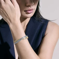 Men John Hardy Chains^Rata Chain Crossover Bracelet, Silver, 12Mm