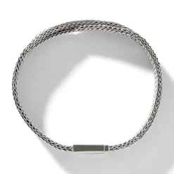 Men John Hardy Chains^Rata Chain Crossover Bracelet, Silver, 12Mm