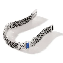Men John Hardy Chains^Rata Chain Inlay Bracelet, Silver, Gemstone