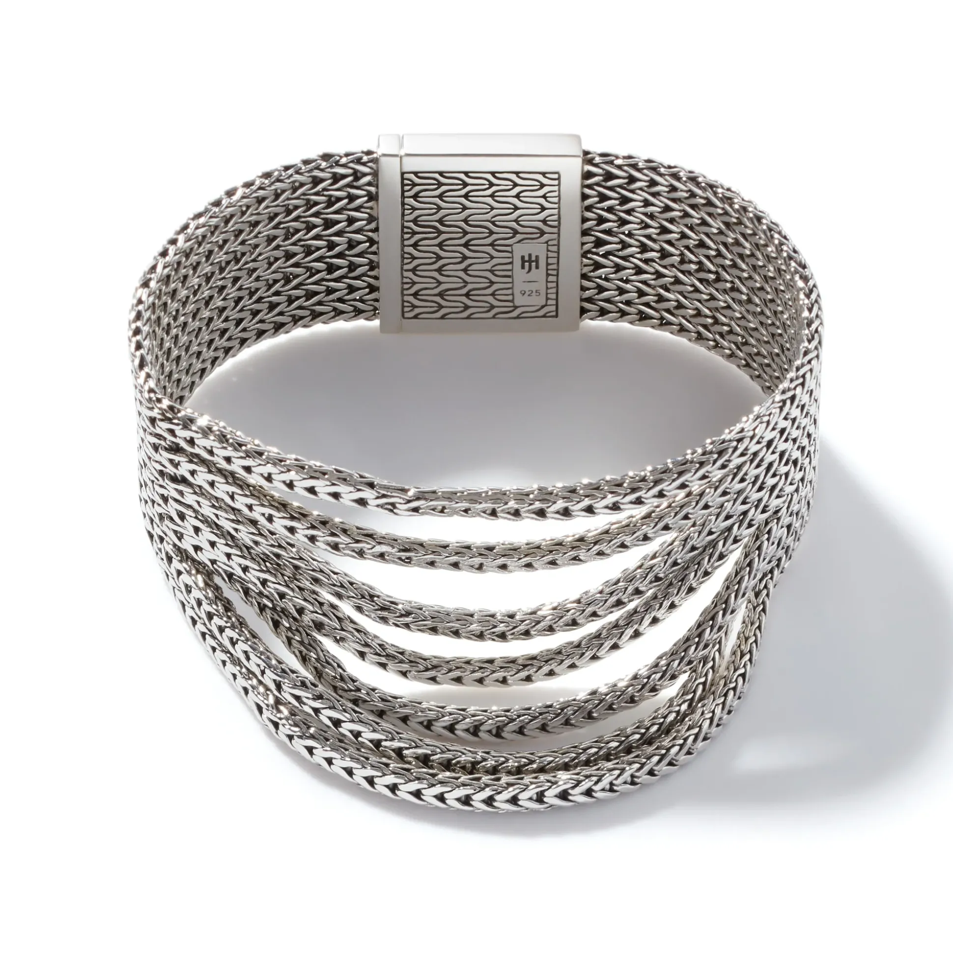 Women John Hardy Chains^Rata Chain Multi Row Bracelet, Silver