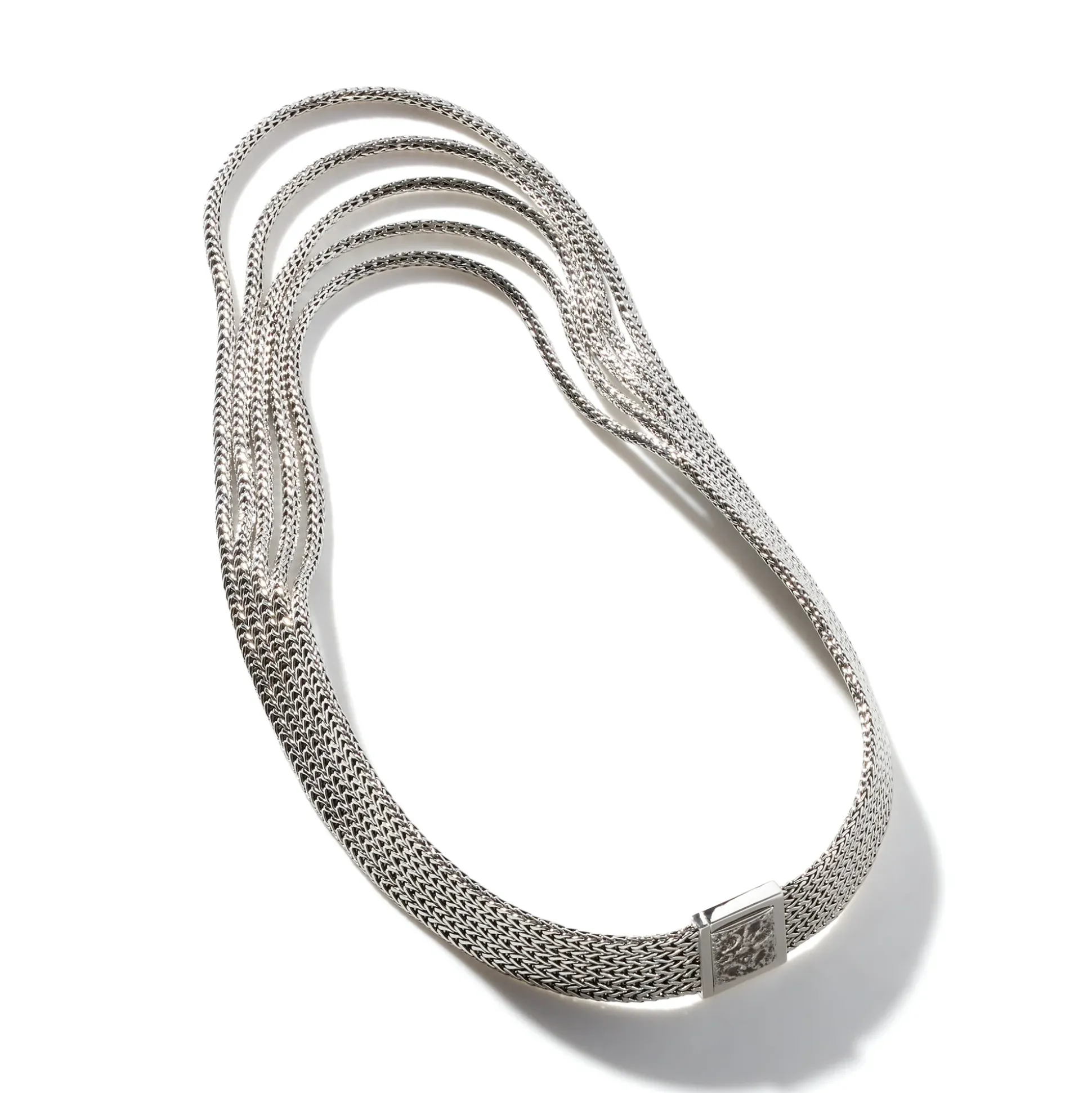 Women John Hardy Statement^Rata Chain Multi Row Necklace, Silver