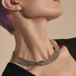 Women John Hardy Statement^Rata Chain Necklace, Sterling Silver, 18Mm