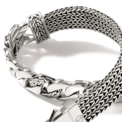 Men John Hardy Chains^Rata Curb Chain Bracelet, Sterling Silver