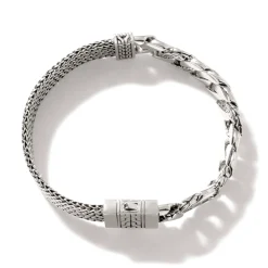 Men John Hardy Chains^Rata Curb Chain Bracelet, Sterling Silver