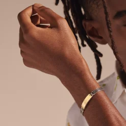 Men John Hardy Chains^Rata Palu Bracelet, Sterling Silver, Gold