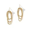 Women John Hardy Statement^Soft Chain Drop Earring, Gold, Diamonds