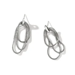Women John Hardy Statement^Soft Chain Drop Earring, Sterling Silver