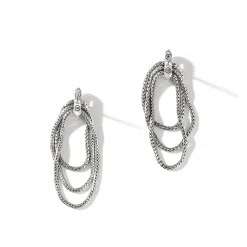 Women John Hardy Statement^Soft Chain Drop Earring, Sterling Silver