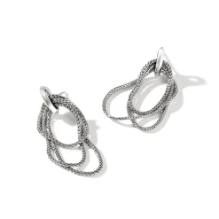 Women John Hardy Statement^Soft Chain Drop Earring, Sterling Silver