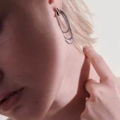 Women John Hardy Statement^Soft Chain Drop Earring, Sterling Silver