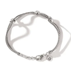 Men John Hardy Chains^Soft Chain Link Bracelet, Silver, Diamonds