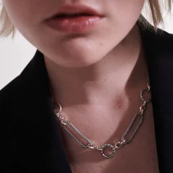 Women John Hardy Layering^Soft Chain Link Necklace, Sterling Silver