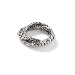 Women John Hardy Soft^Soft Chain Rolling Ring, Sterling Silver