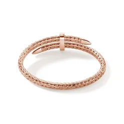 Men John Hardy Cuffs^Spear Flex Cuff, Sterling Silver, Diamonds