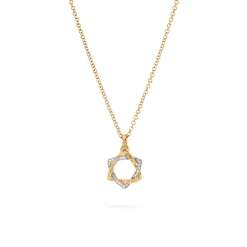 Women John Hardy Pendants^Star Of David Pendant Neckalce, Gold, Diamonds