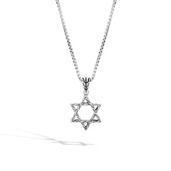 Men John Hardy Tags & Pendants^Star Of David Pendnat Necklace, Silver