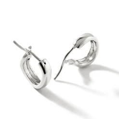 Women John Hardy Statement^Surf Huggie Earring, Sterling Silver