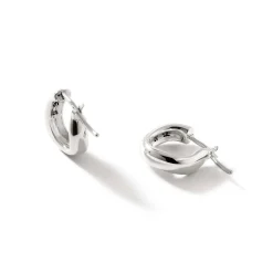 Women John Hardy Statement^Surf Huggie Earring, Sterling Silver