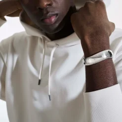 Men John Hardy Cuffs^Surf Kick Cuff, Silver, Diamonds, Wide