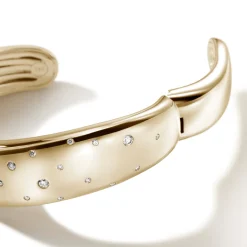 Men John Hardy Cuffs^Surf Kick Cuff, Silver, Diamonds, Wide