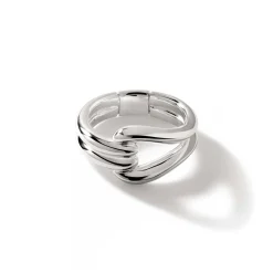 Women John Hardy Statement^Surf Link Ring, Sterling Silver