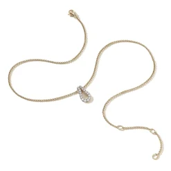 Men John Hardy Tags & Pendants^Surf Pendant Necklace, Gold, Diamonds