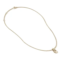 Men John Hardy Tags & Pendants^Surf Pendant Necklace, Gold, Diamonds