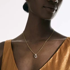 Men John Hardy Tags & Pendants^Surf Pendant Necklace, Gold, Diamonds