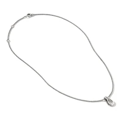 Men John Hardy Tags & Pendants^Surf Pendant Necklace, Silver, Diamonds