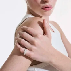 Men John Hardy Bands^Surf Ring, Gold, Diamonds, Wide