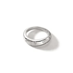 Men John Hardy Bands^Surf Ring, Silver, Diamonds