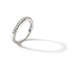 Men John Hardy Bands^Surf Ring, Sterling Silver, Diamonds, Slim