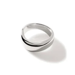 Men John Hardy Bands^Surf Ring, Sterling Silver, Wide