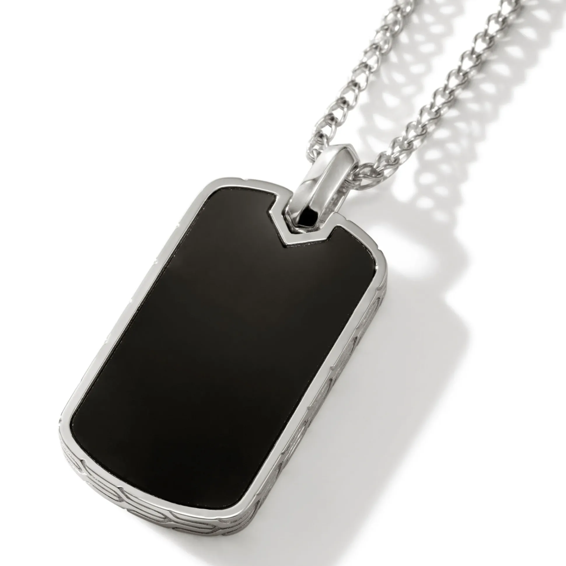 Men John Hardy Tags & Pendants^Tag Pendant Necklace, Sterling Silver, Gemstone