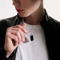 Men John Hardy Tags & Pendants^Tag Pendant Necklace, Sterling Silver, Gemstone