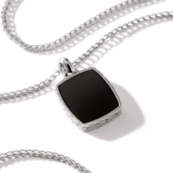 Men John Hardy Tags & Pendants^Tag Pendant Necklace, Sterling Silver, Gemstone