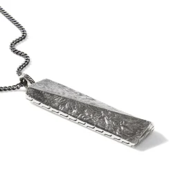 Men John Hardy Tags & Pendants^Texture Pendant Necklace, Sterling Silver