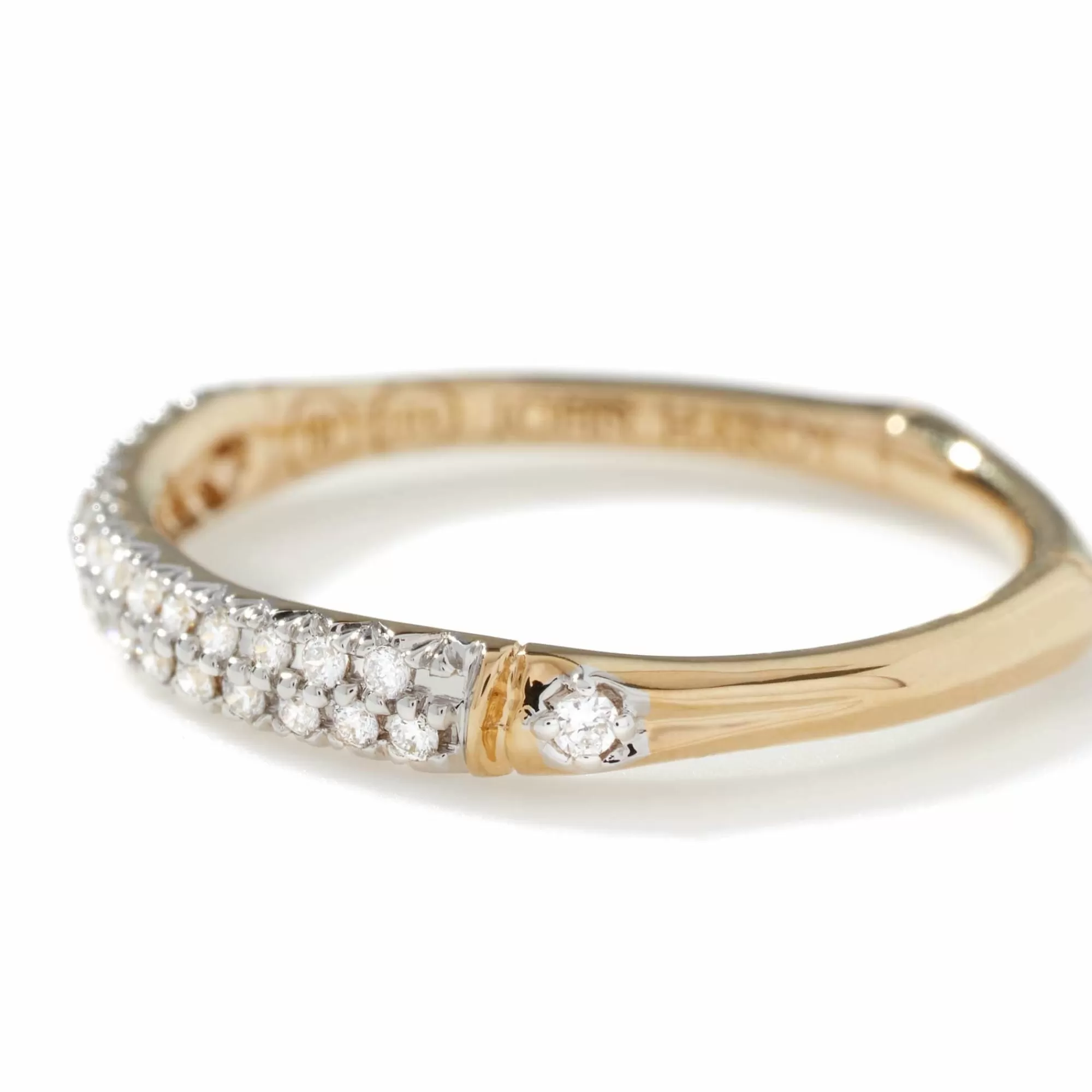 Bands^John Hardy Bamboo Band Ring, Gold, Diamonds, Slim