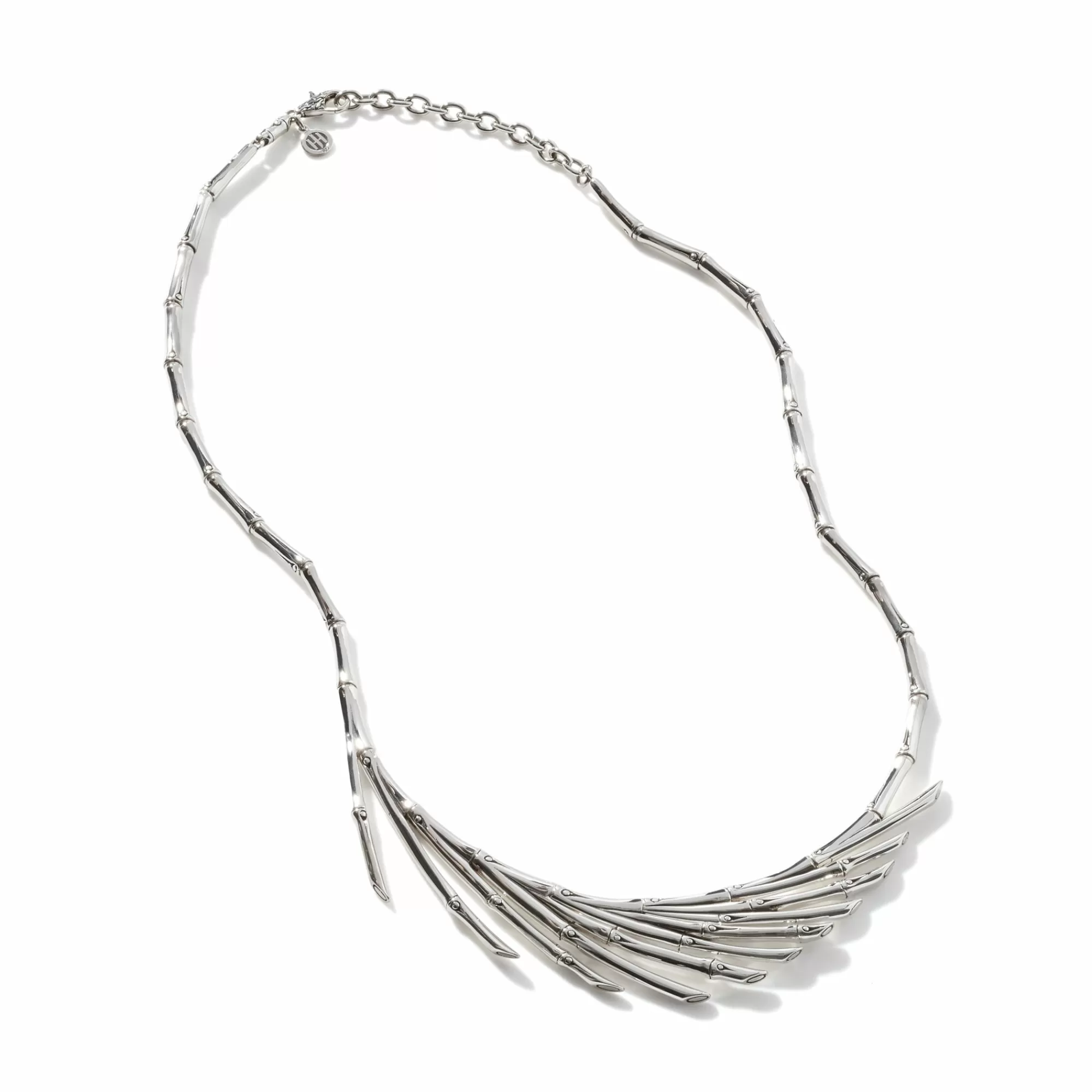 Statement^John Hardy Bamboo Fan Necklace, Sterling Silver