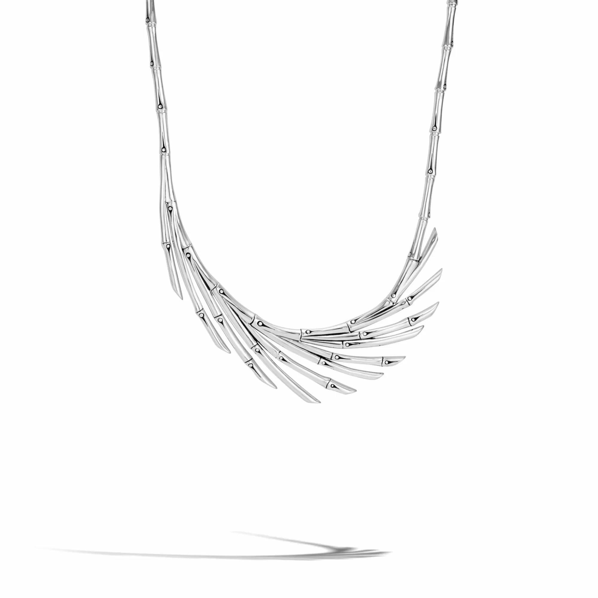 Statement^John Hardy Bamboo Fan Necklace, Sterling Silver